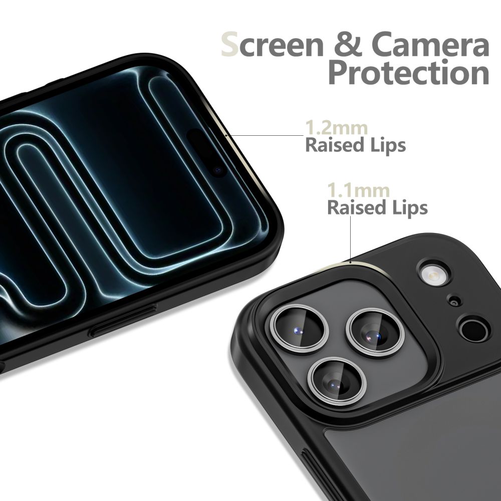 ]Tech-Protect MagMat-etui til iPhone 17 Pro - mat sort
