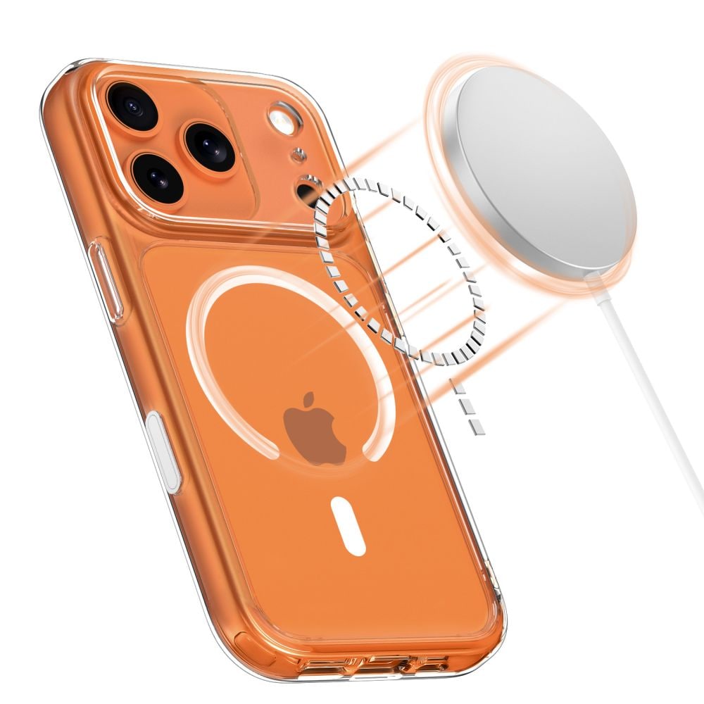 Tech-Protect Magpeak Magsafe CC-etui til iPhone 17 Pro - Klar