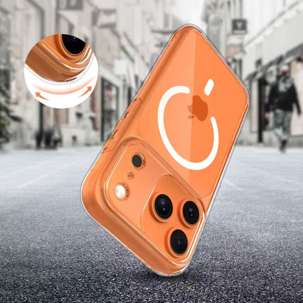 Tech-Protect Magpeak Magsafe CC-etui til iPhone 17 Pro - Klar