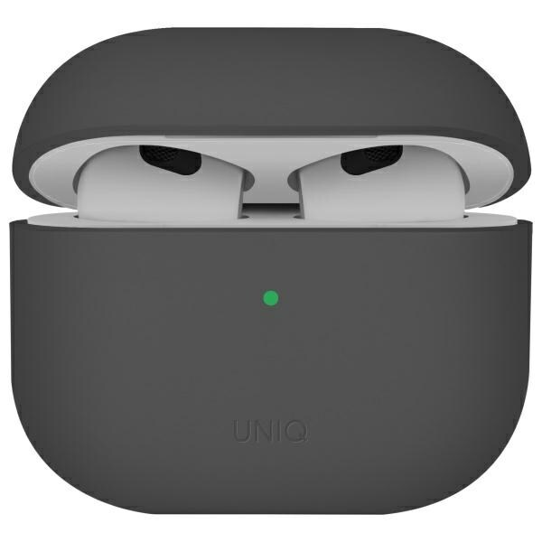 Uniq Lino Silicone AirPods 4 Fodral - Grå
