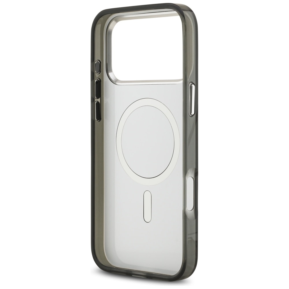 Karl Lagerfeld IML Aquarelle Karl & Choupette & Logo MagSafe-etui til iPhone 17 Pro - Sort