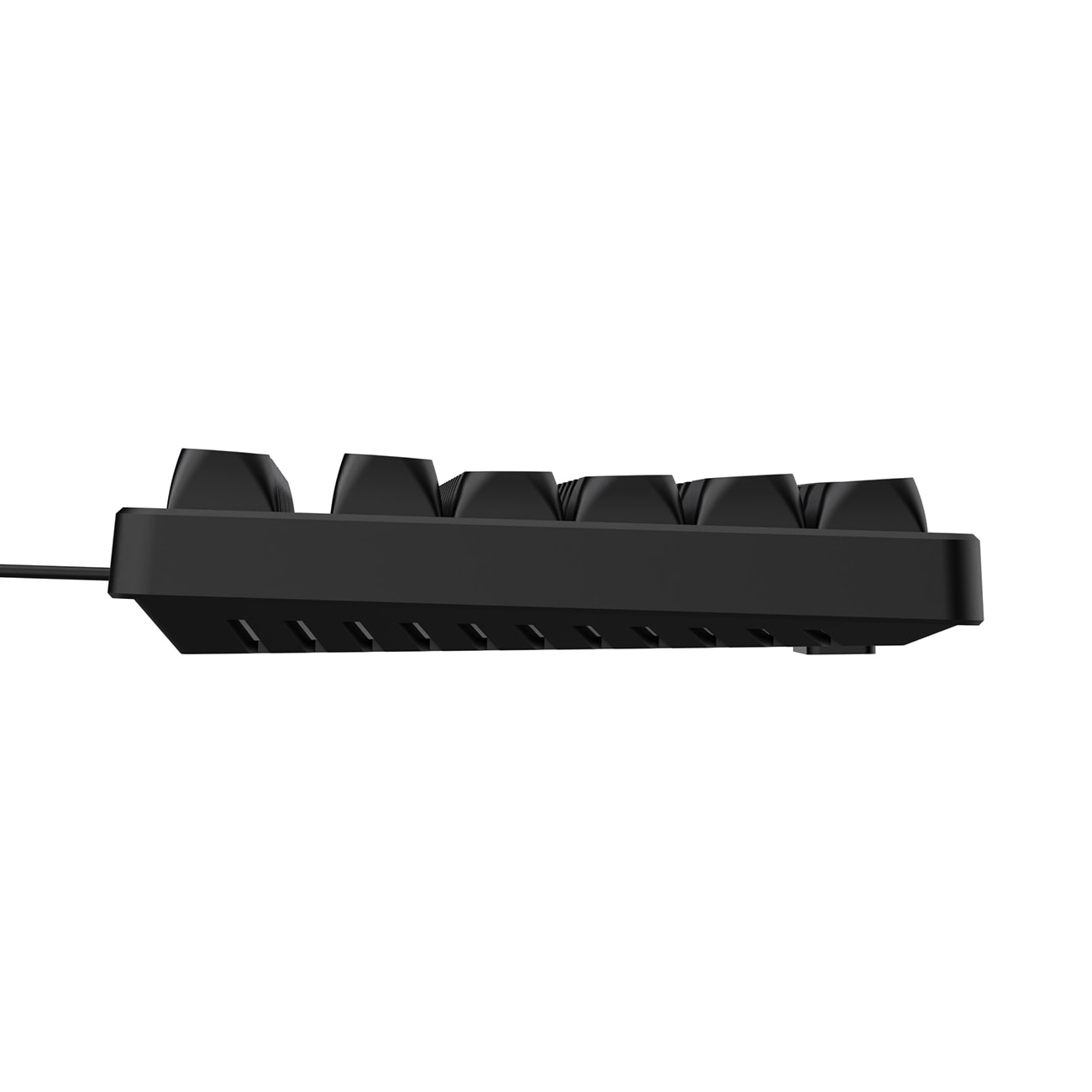 Wozinsky WKG-200 gaming-tangentbord med regnbågsmembran och scrollhjul - svart