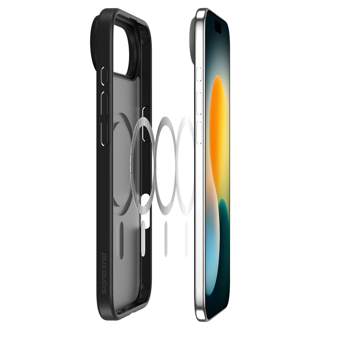 Dux Ducis Yind iPhone 17 Air Fodral Kompatibel med MagSafe - Svart