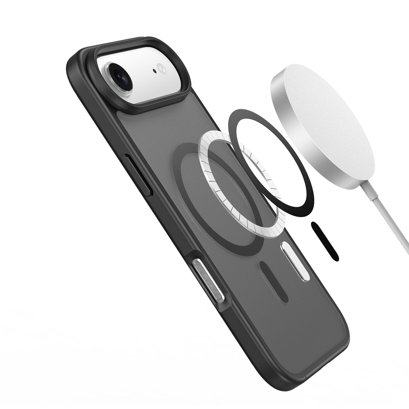 Dux Ducis Yind iPhone 17 Air Fodral Kompatibel med MagSafe - Svart