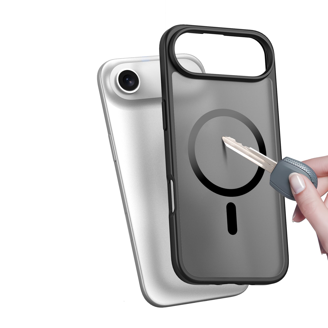 Dux Ducis Yind iPhone 17 Air Fodral Kompatibel med MagSafe - Svart
