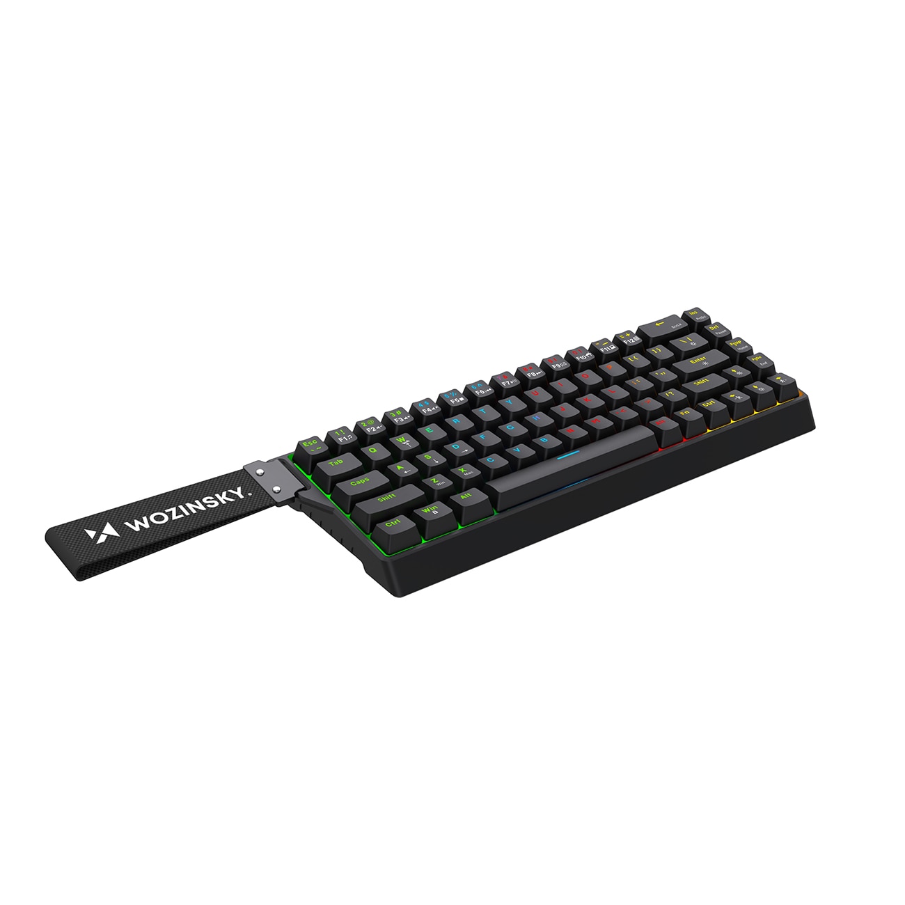 Wozinsky WKGP-1165 Mekaniskt tangentbord för spel med RGB-bakgrundsbelysning - Svart