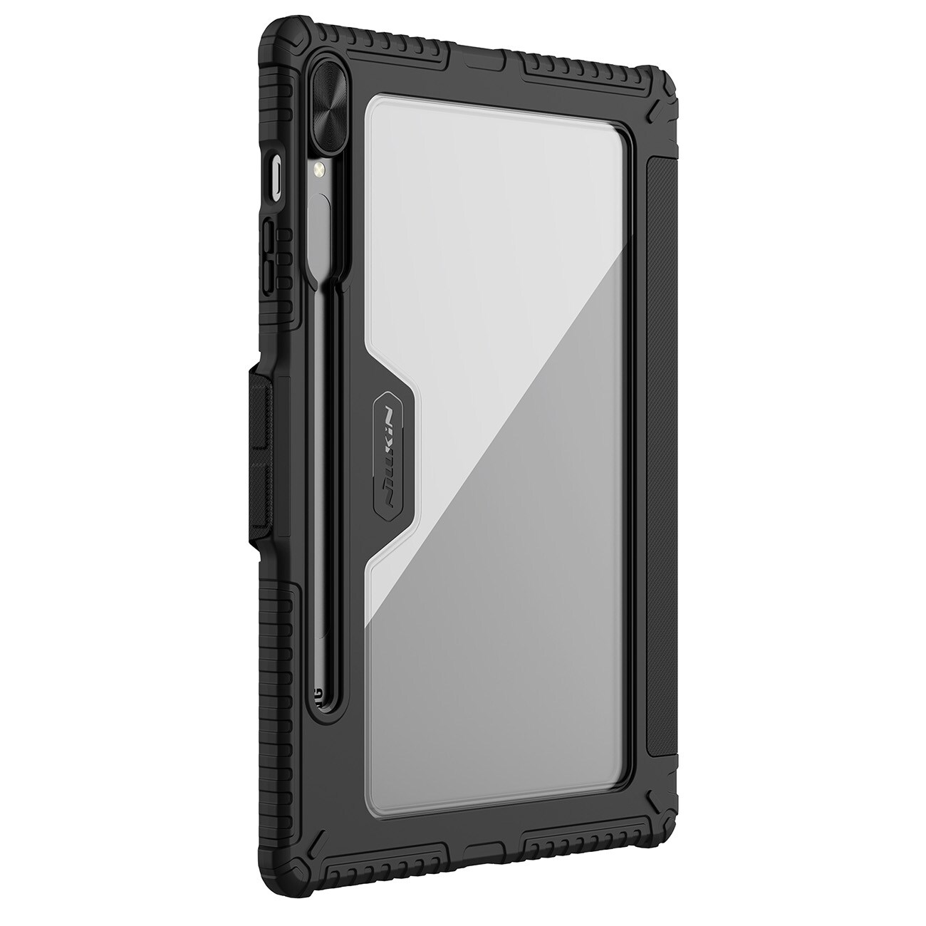 Nillkin Bumper Leather Case Pro-fodral för Samsung Galaxy Tab S9+ - svart