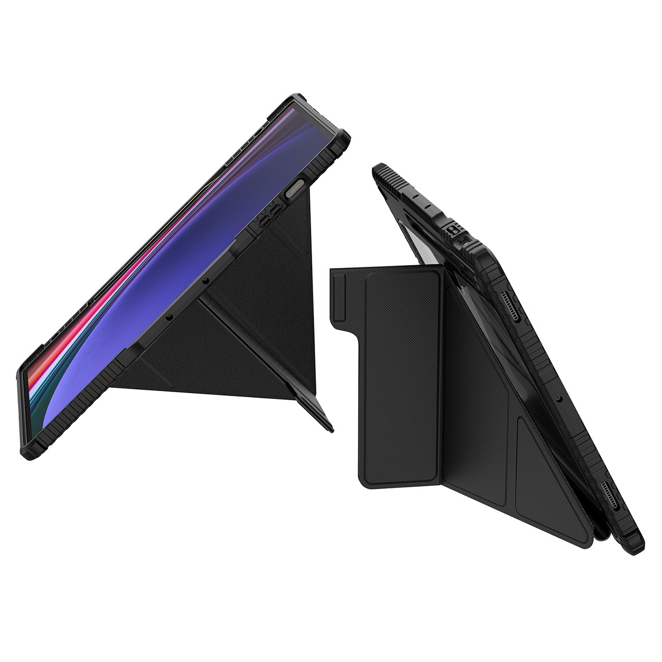 Nillkin Bumper Leather Case Pro-fodral för Samsung Galaxy Tab S9+ - svart