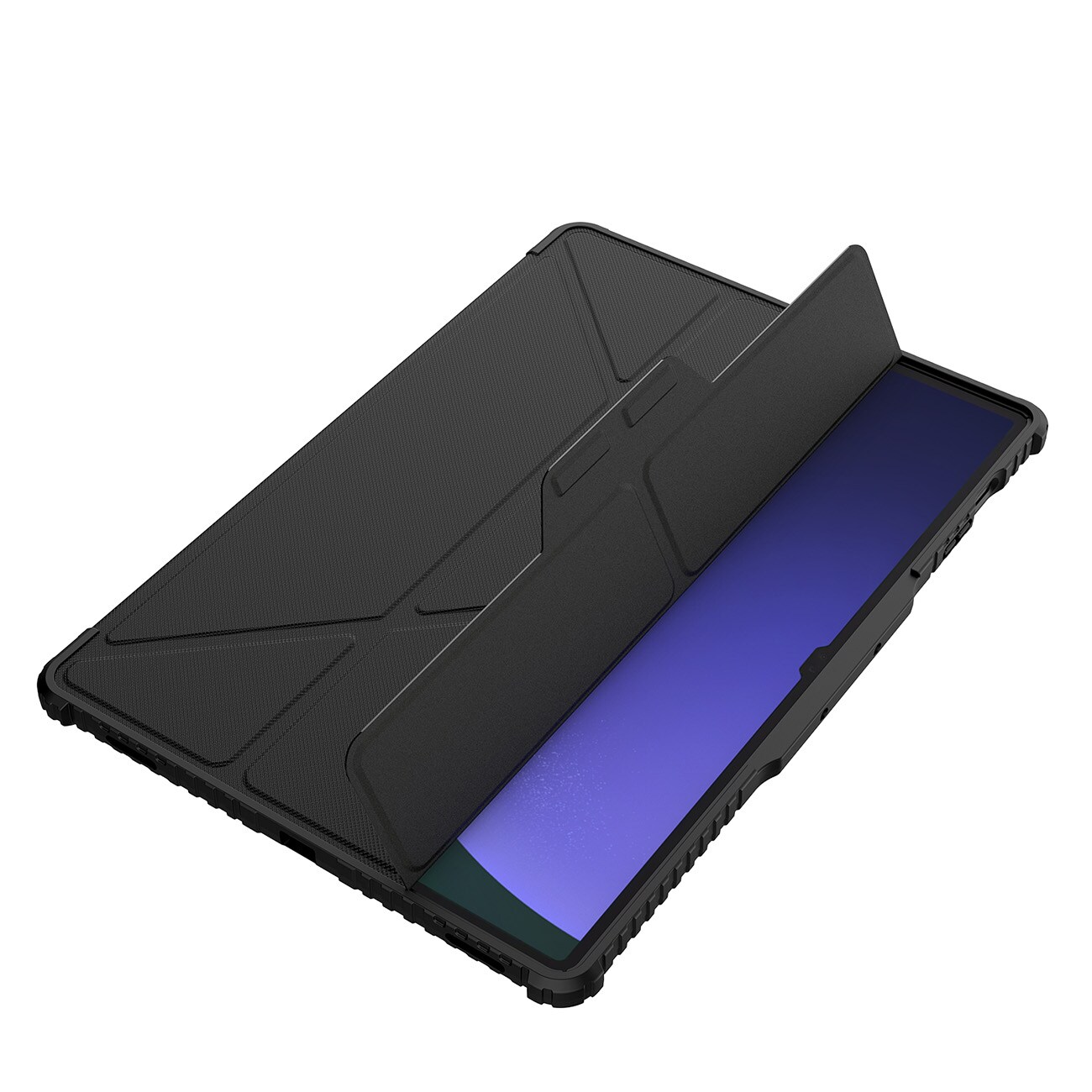 Nillkin Bumper Leather Case Pro-fodral för Samsung Galaxy Tab S9+ - svart