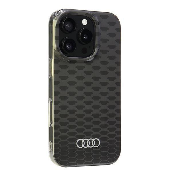 Audi IML Stitching Pattern MagSafe iPhone 16 Pro 6,3" sort/sort hardcase AU-IMLMIP16P-Q5/D3-BK