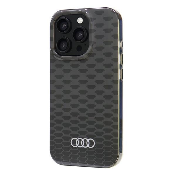 Audi IML Stitching Pattern MagSafe iPhone 16 Pro 6,3" sort/sort hardcase AU-IMLMIP16P-Q5/D3-BK