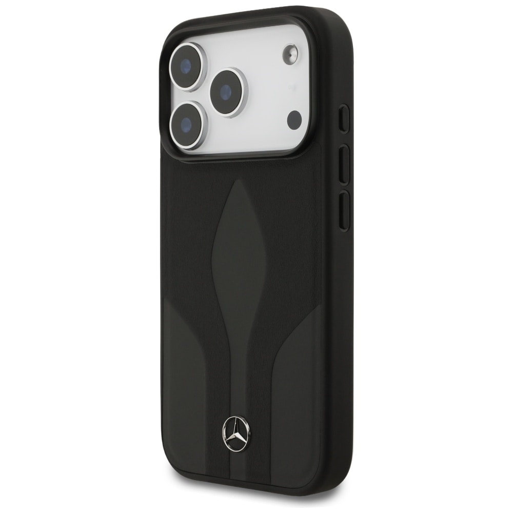 Mercedes The Move MagSafe-etui i læder til iPhone 17 Pro - Sort