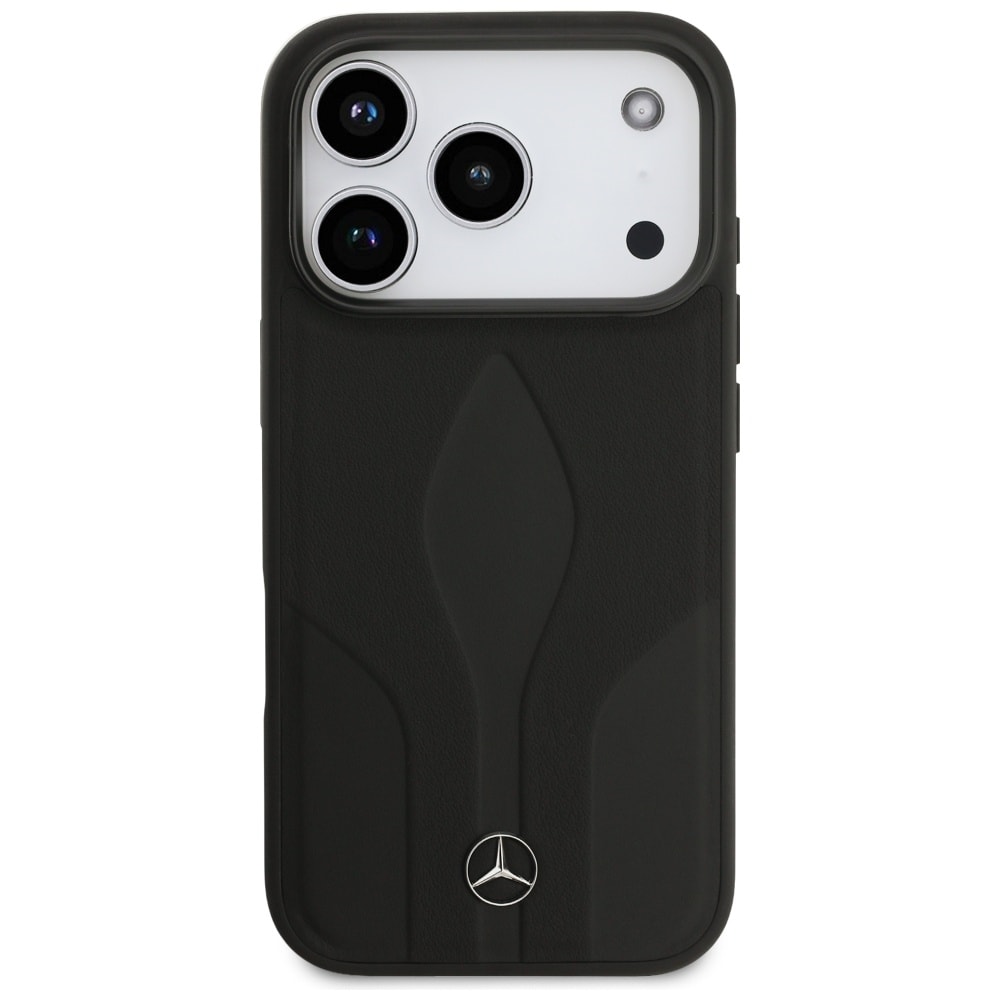 Mercedes The Move MagSafe-etui i læder til iPhone 17 Pro - Sort