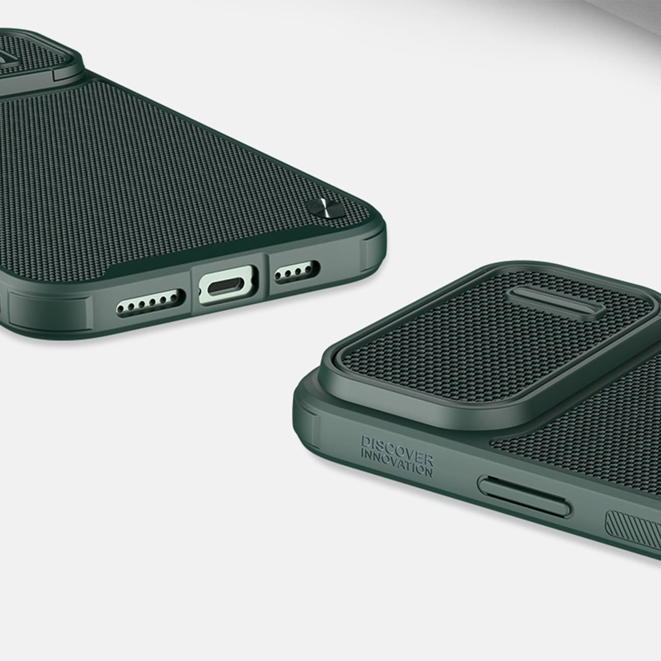 Nillkin Textured S Case för iPhone 14 Plus, pansarskydd med kameraskydd, blå