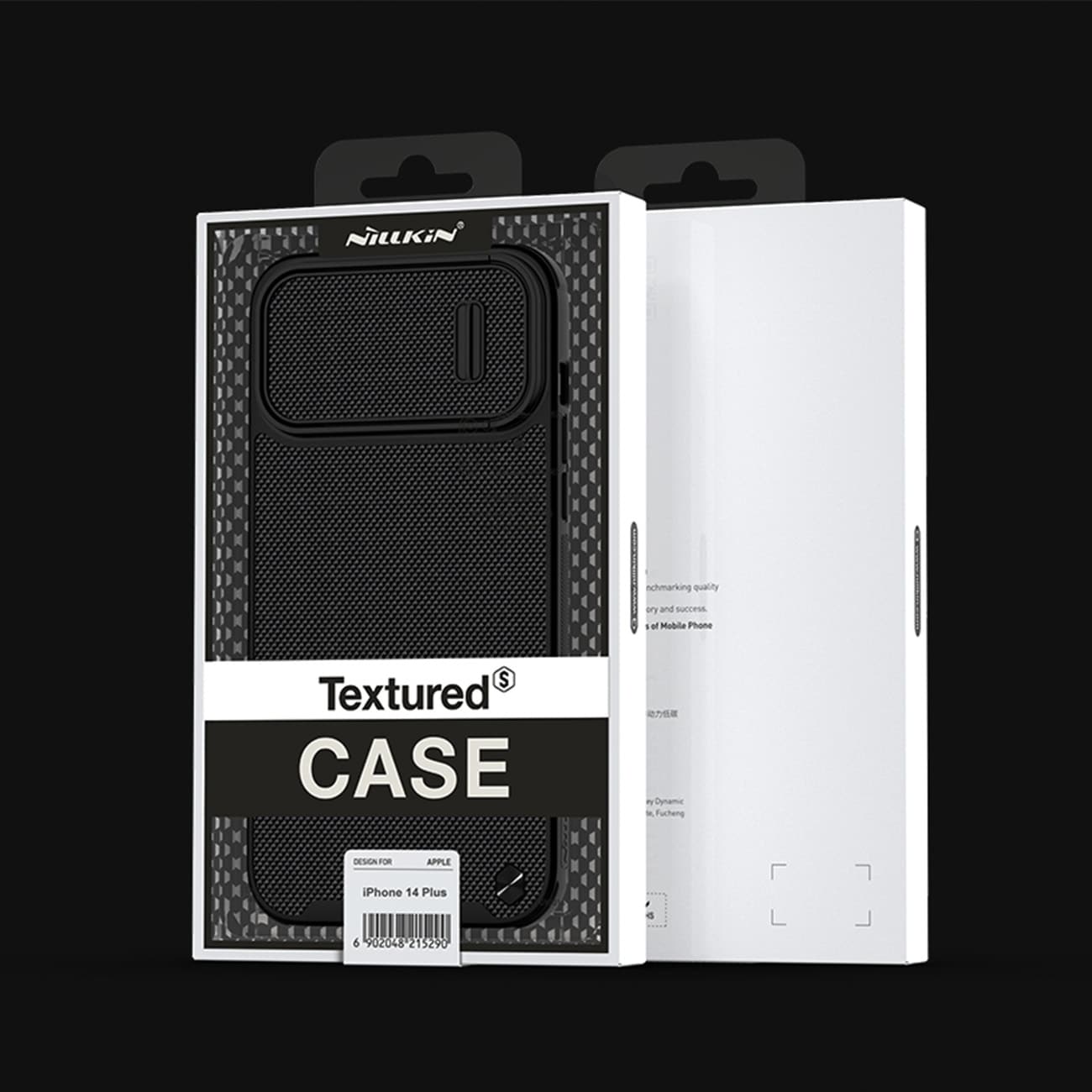 Nillkin Textured S Case för iPhone 14 Plus, pansarskydd med kameraskydd, blå