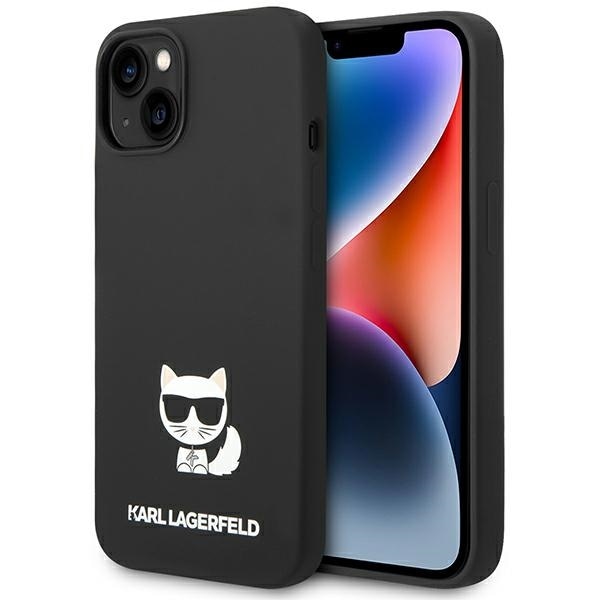 Karl Lagerfeld KLHCP14MSLCTBK iPhone 14 Plus 6,7 "hardcase svart / svart Silikon Choupette Body