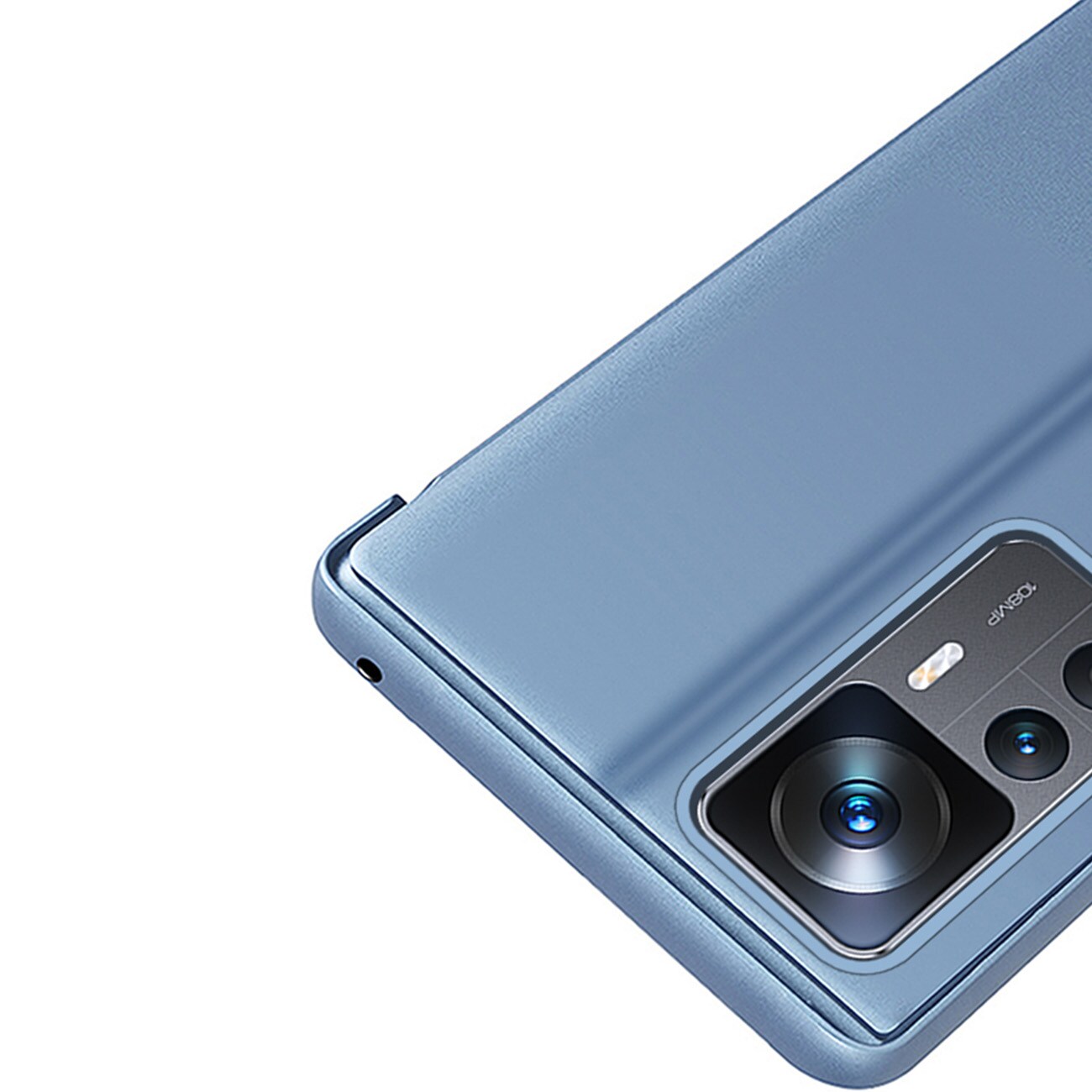 Clear View Case-etui til Xiaomi 12T Pro / Xiaomi 12T flip cover sort