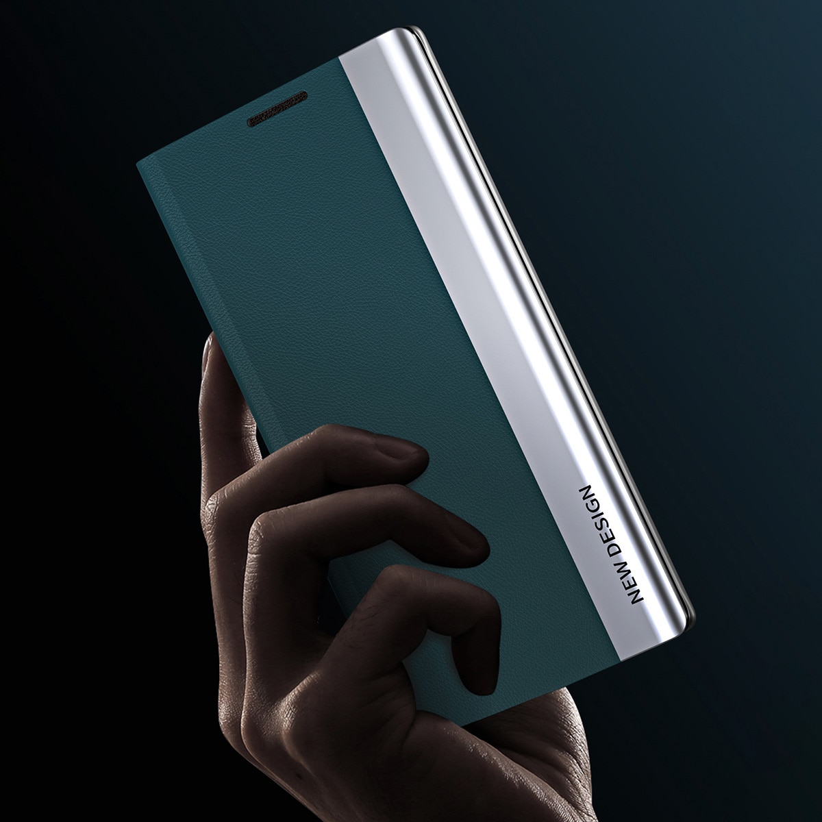 Sleep Case Pro-etui til Samsung Galaxy S23+ med flipstativ sort