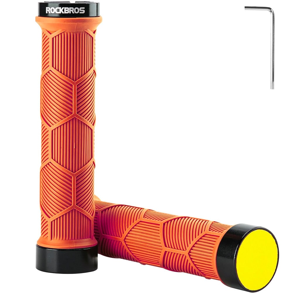 Rockbros 40720007004 cykelhandtag med reflex - orange