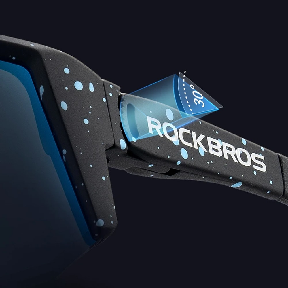 Rockbros SP297 polariserende sykkelbriller - lilla