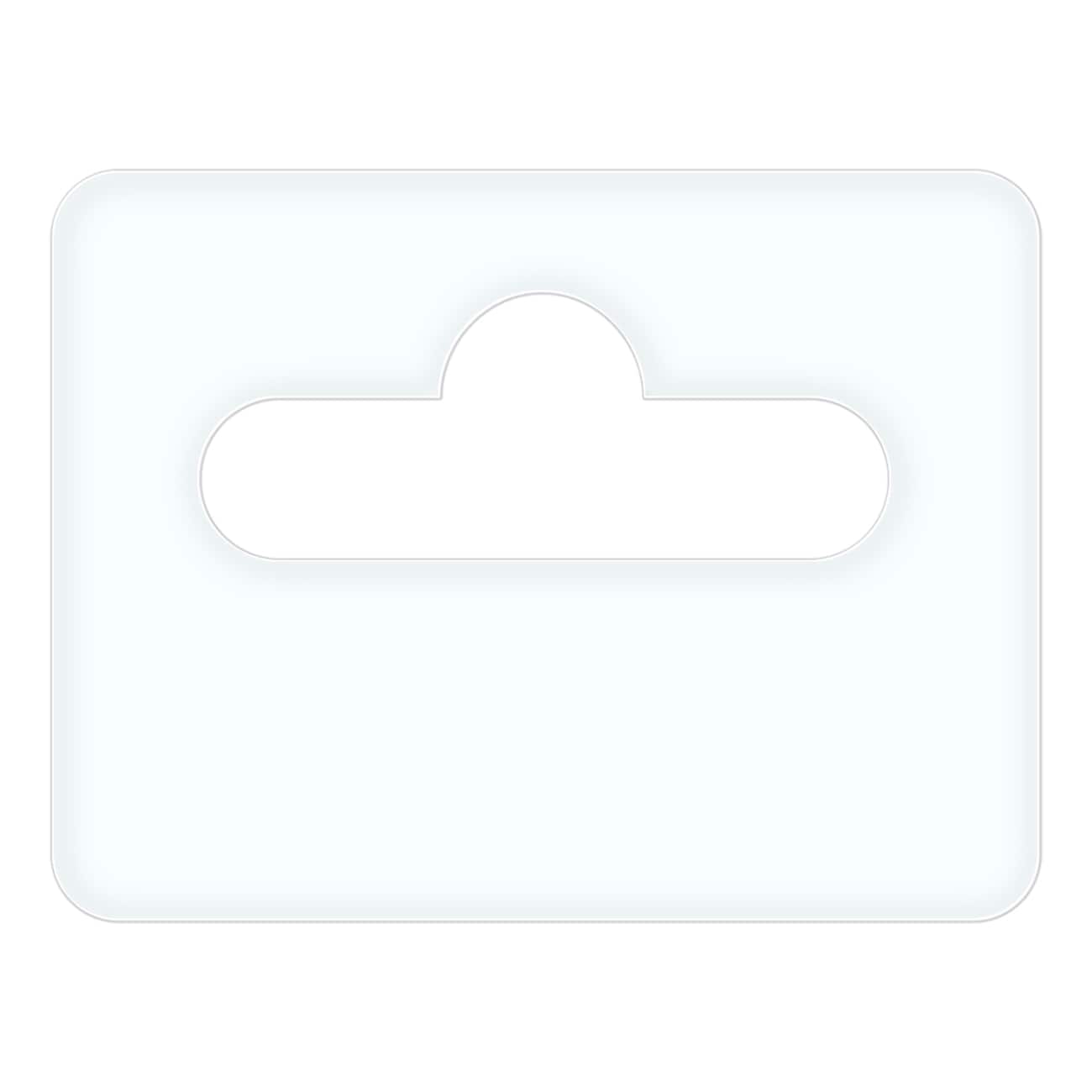 Eurohänge 35mm x 47mm med gummilim 1000 st/rulle (0,35 folie)