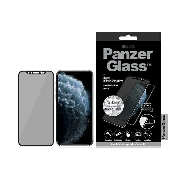 PanzerGlass E2E Super+ härdat glas för iPhone X/XS/11 Pro - Svart