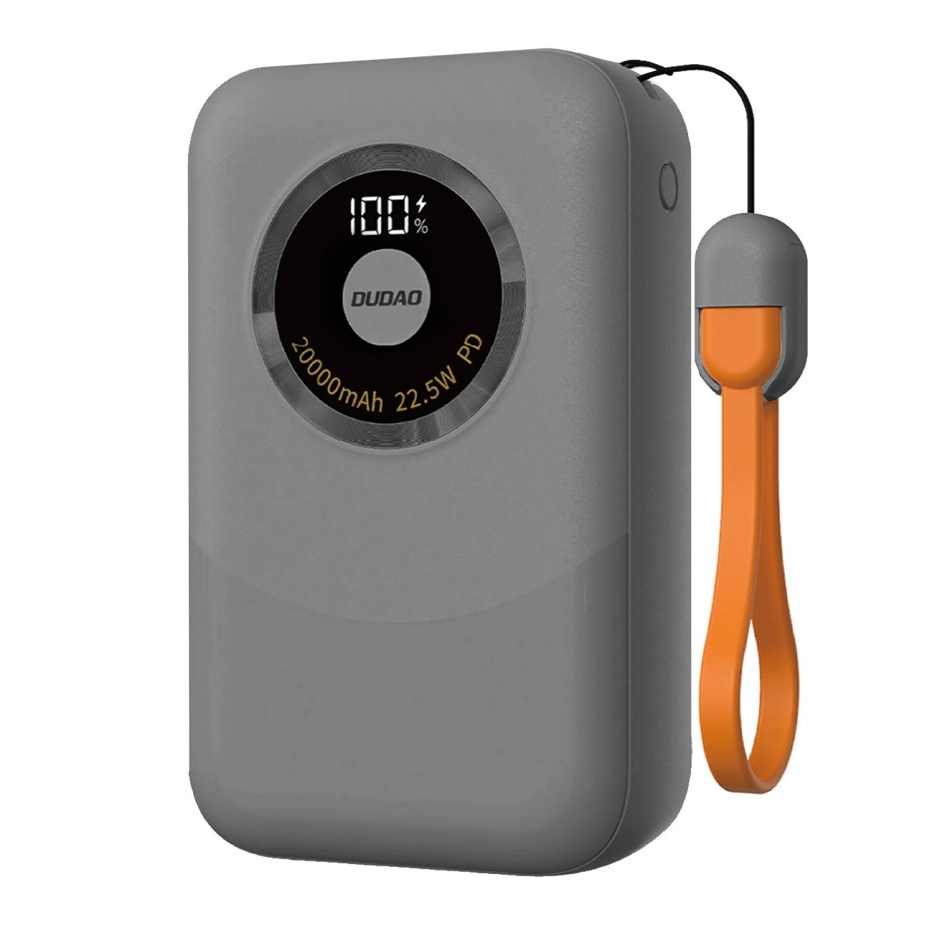 Powerbank Dudao K21 Mini 10000mAh 22,5W USB-A / USB-C - grå