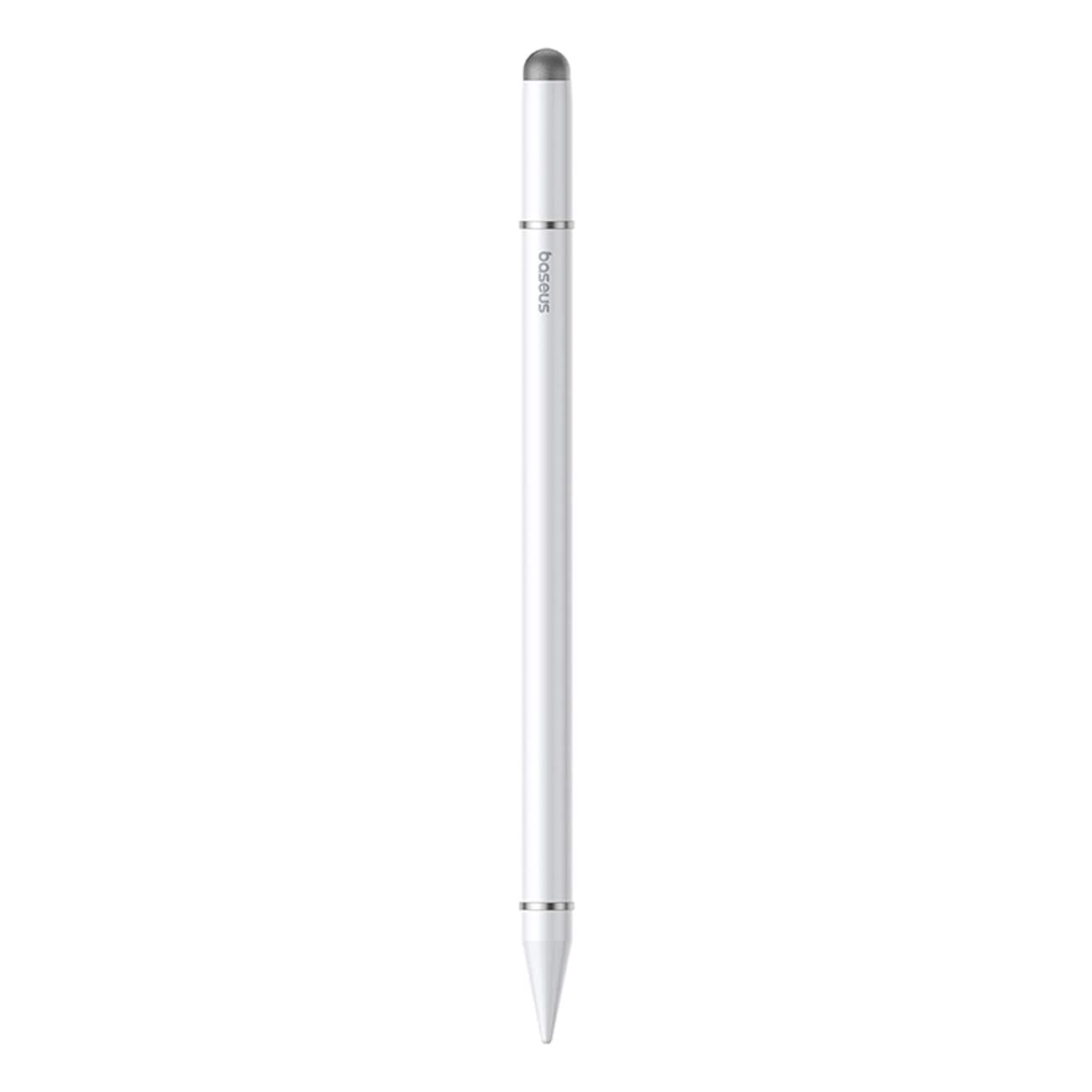 Baseus Smooth Writing III 3in1 Passiv Stylus - Icke-magnetisk version - Vit