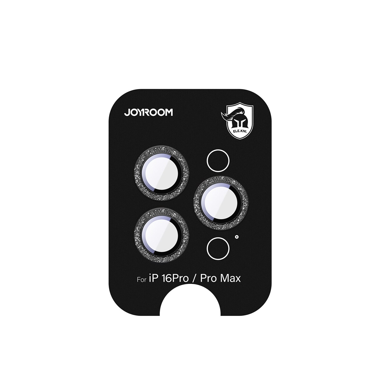 Joyroom JR-MSF0303 Glasskärmskydd för iPhone 16 Pro/16 Pro Max-objektiv - Svart