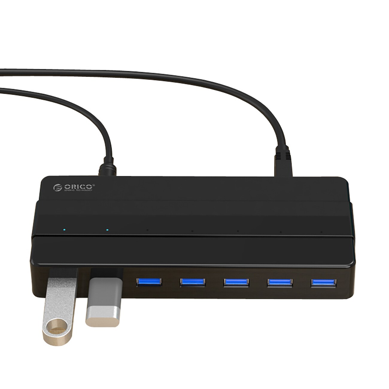 Nav Orico H7928-U3-V1 7x USB-A 3.0 - svart