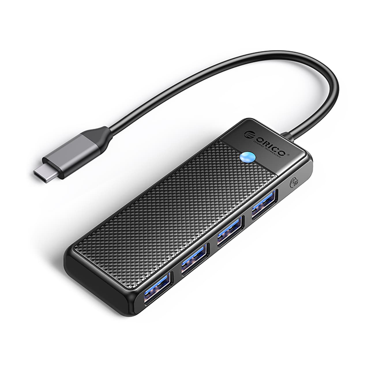 Orico PAPW4A-C3 USB-A Hub Dockningsstation 4x USB-A 3.0 - Svart
