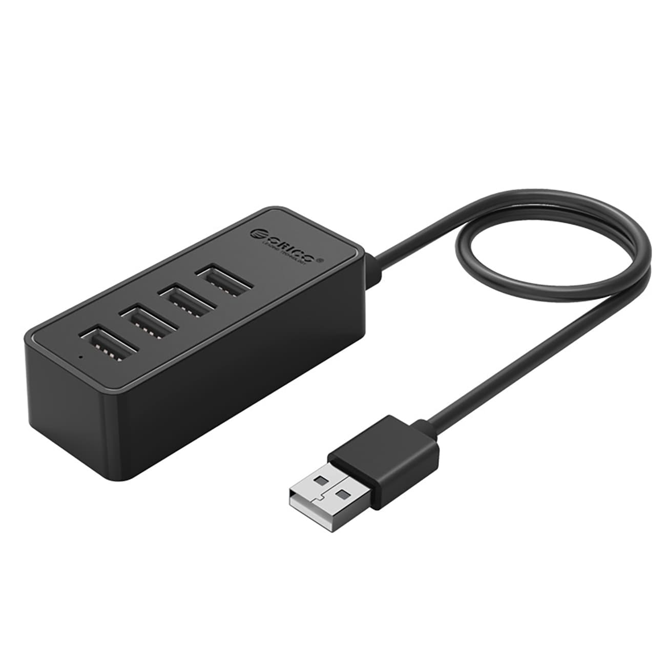 Nav Orico W5P-U2-030 4x USB-A 2.0 30cm - svart
