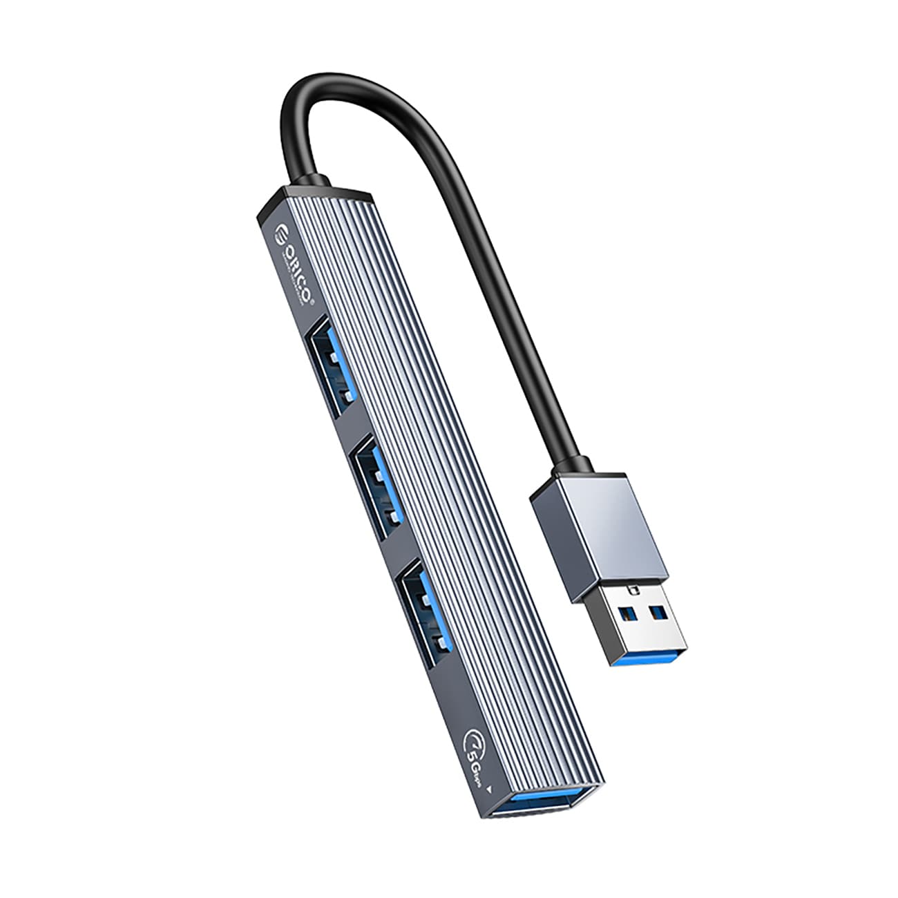 Orico AH-A13 USB-A Hub Dockningsstation 1x USB-A 3.0 + 3x USB-A 2.0 - Grå