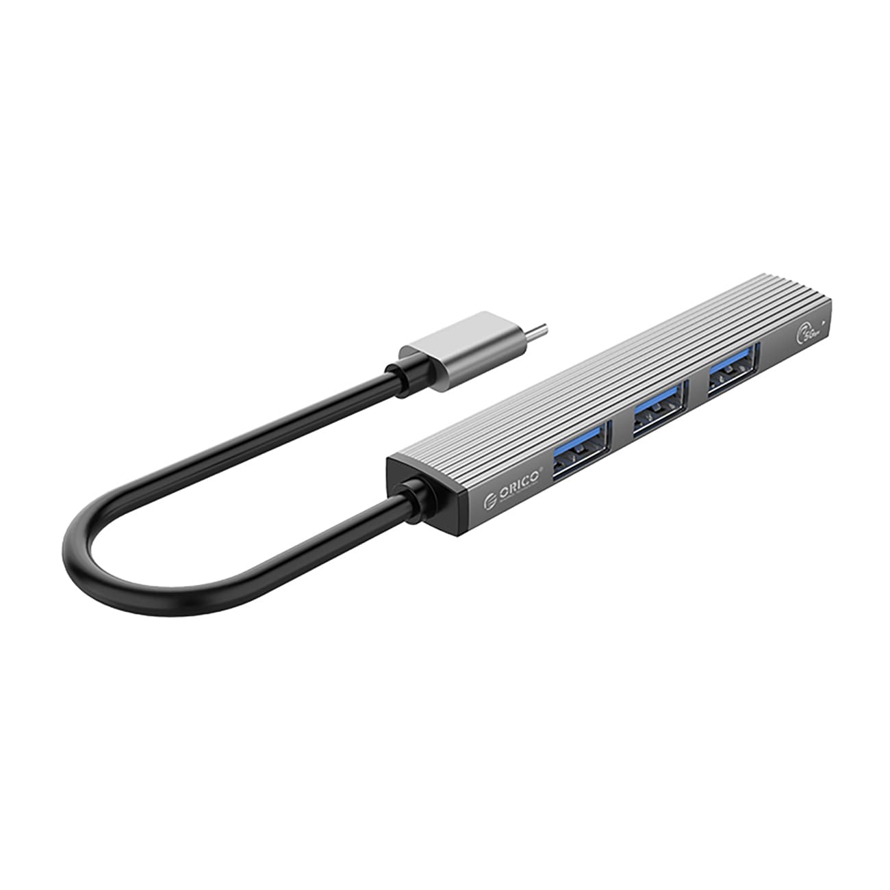 Orico AH-13 USB-C Hub Dockningsstation 1x USB-A 3.0 + 3x USB-A 2.0 - Grå