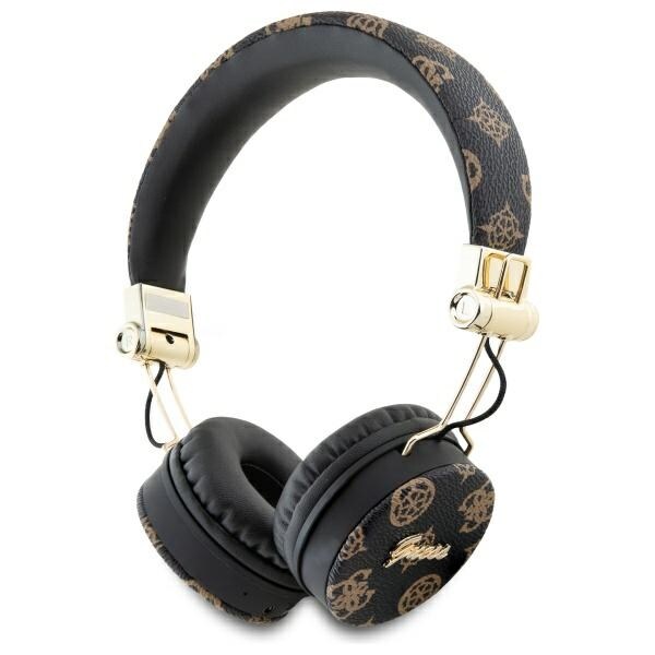 Guess Bluetooth ENC GUBH70EPOSMK on-ear hörlurar svart/svart Peony Script Rund form