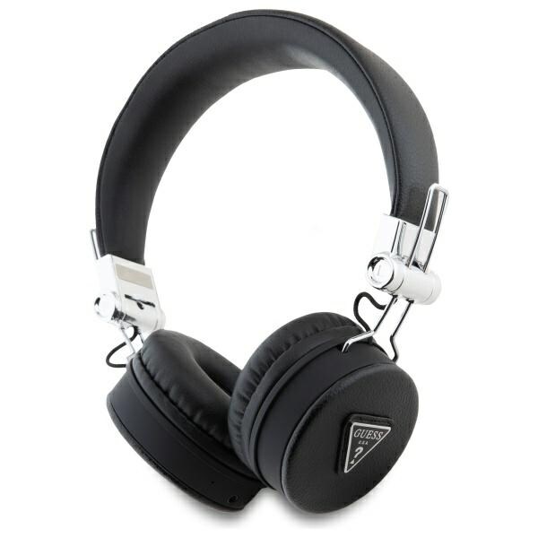 Guess Bluetooth ENC GUBH70PGTSPSK on-ear hörlurar svart/svart Grained Classic Rund form