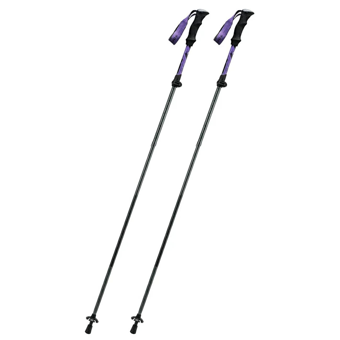 Qunature Nordic Walking Trekkingstav Aluminium 110 - 130 cm 1 st - Lila
