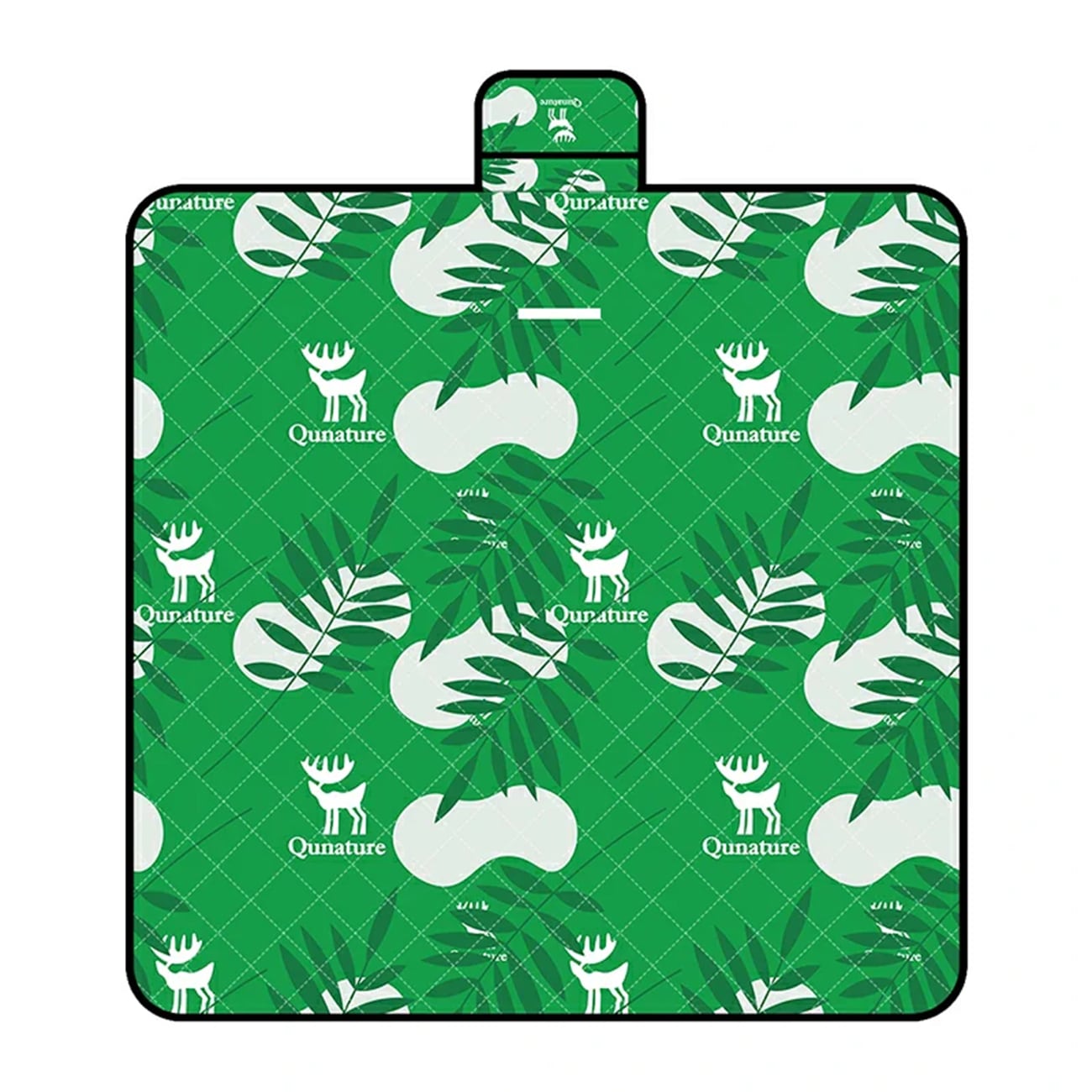 Qunature picknickmatta vattentät campingfilt 2 x 2 m - grön