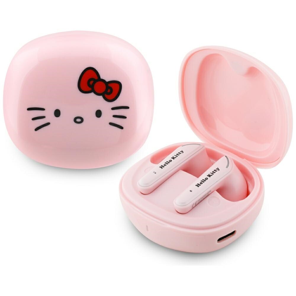 Hello Kitty TWS Hörlurar O Glansig finish - Rosa