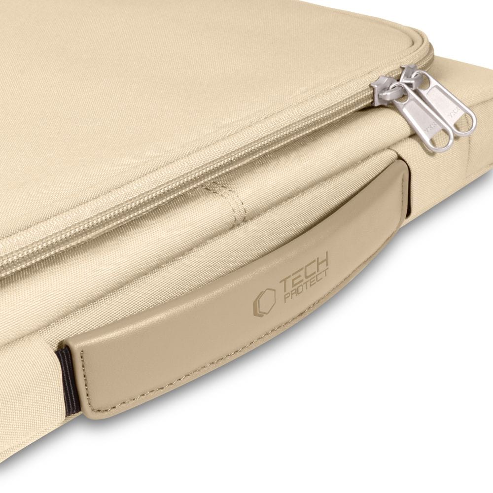 Tech-Protect Basic Bag för 15-16" bärbar dator - beige
