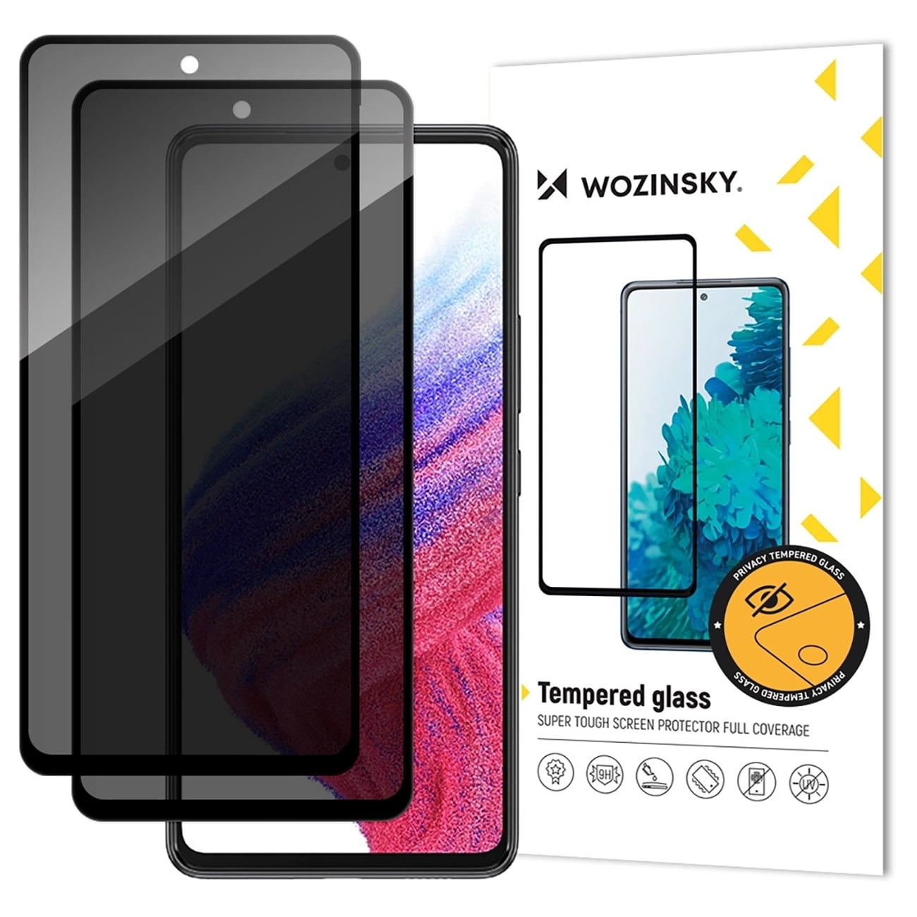Wozinsky Sekretessglas Sekretesshärdat glas för Xiaomi Redmi Note 14S, 2-pack