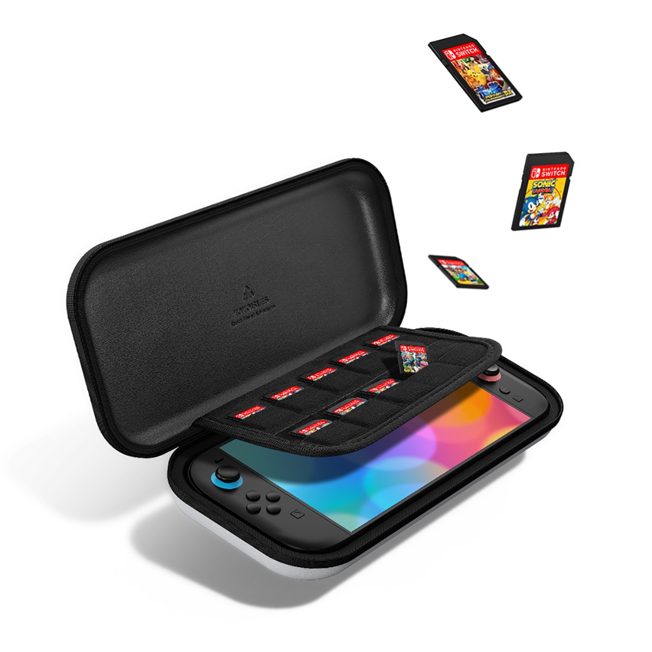 Dux Ducis Yoyoisles by Dux Ducis Air Bag-fodral för Nintendo Switch 2 - svart och vitt