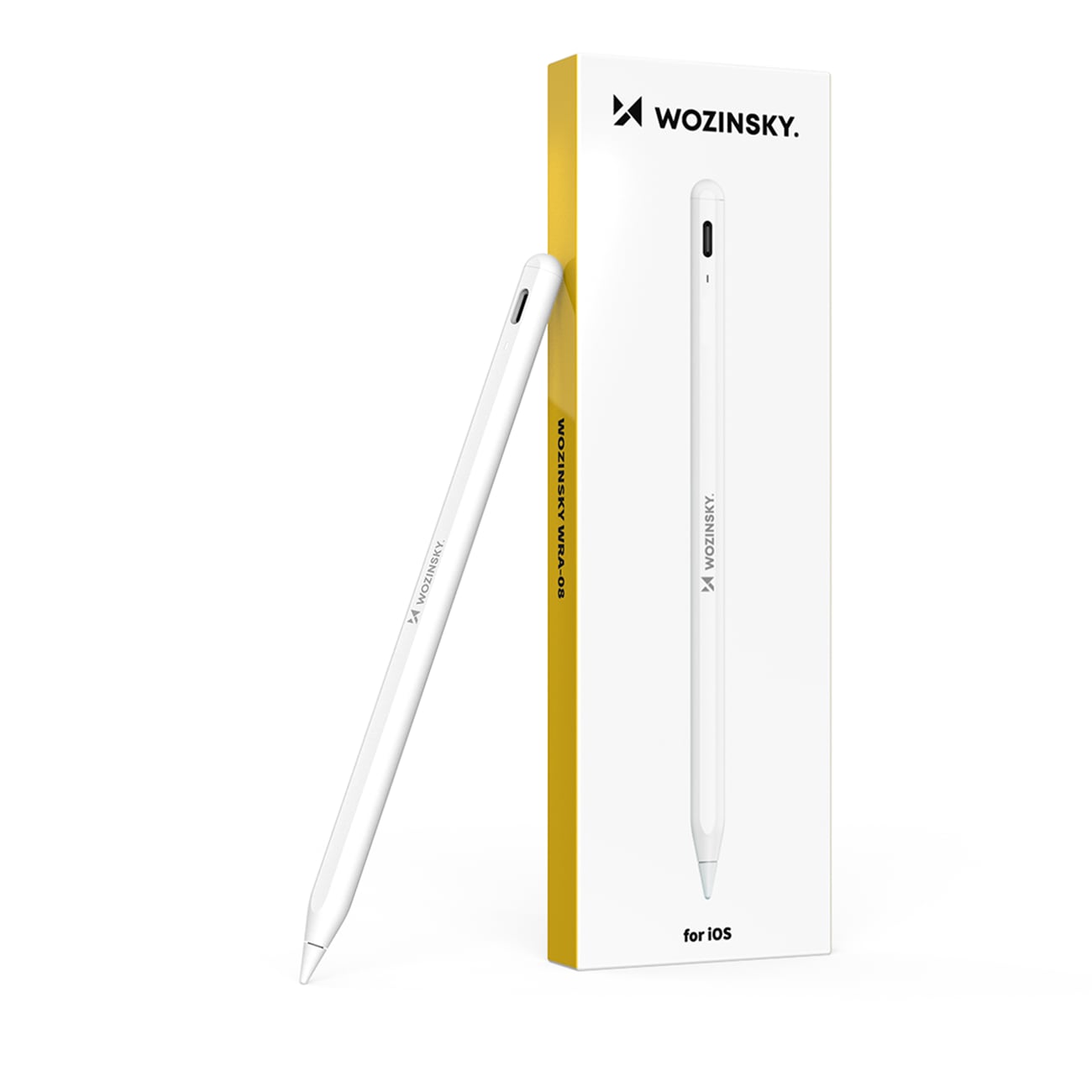 Wozinsky WRA-08 Stylus för iPad USB-C Snabbladdning - Vit