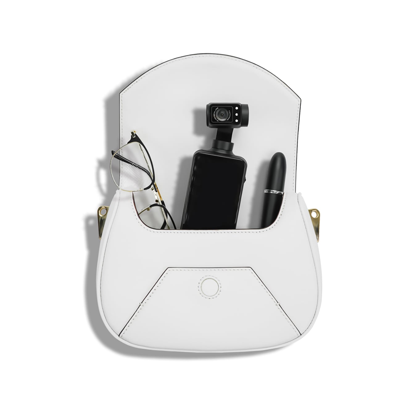 Ordro Pocket M5 3-akset gimbal kamera, 5K, for vlogging og YouTube - Svart
