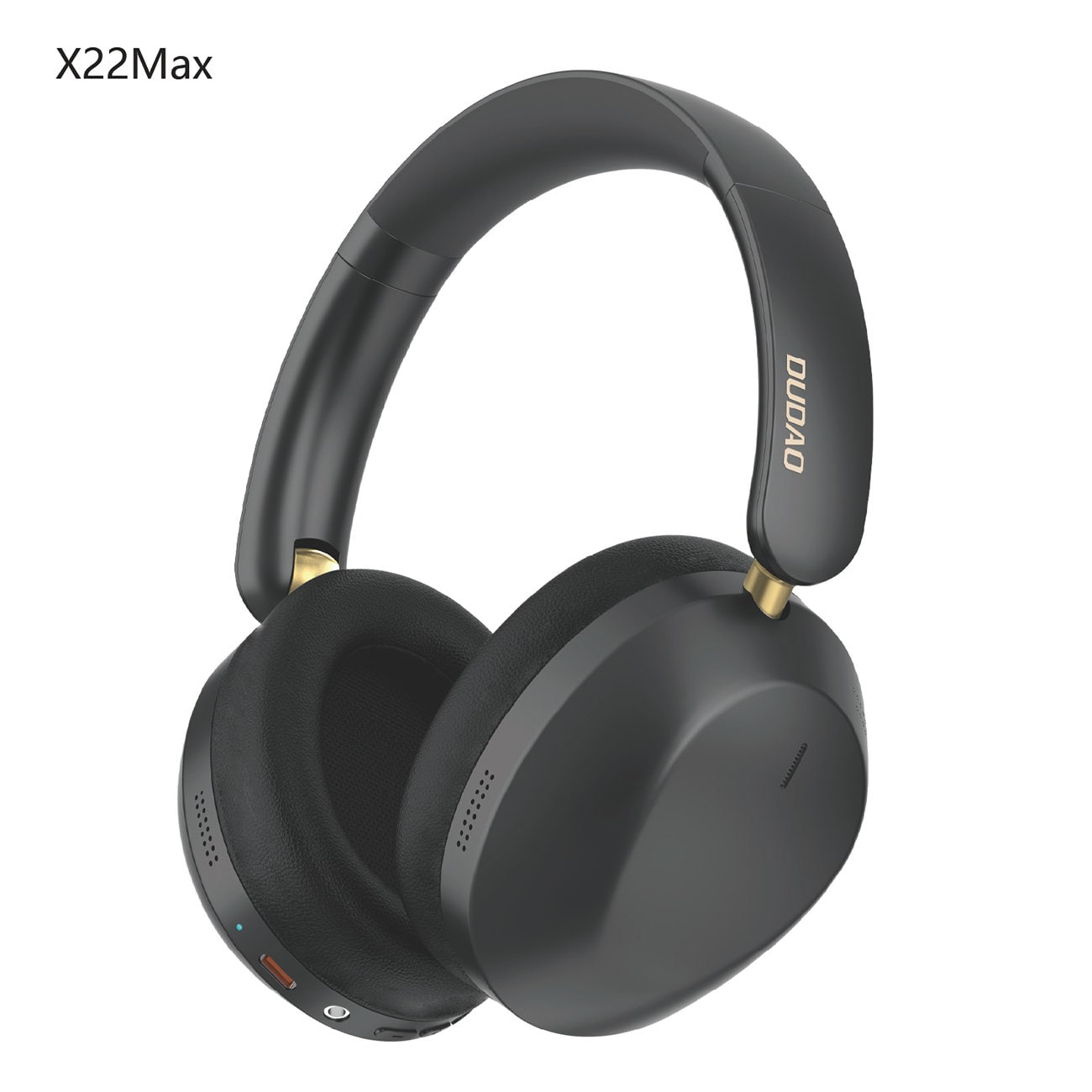 Dudao X22 Max trådlösa On-Ear Bluetooth-hörlurar med ANC - Svart