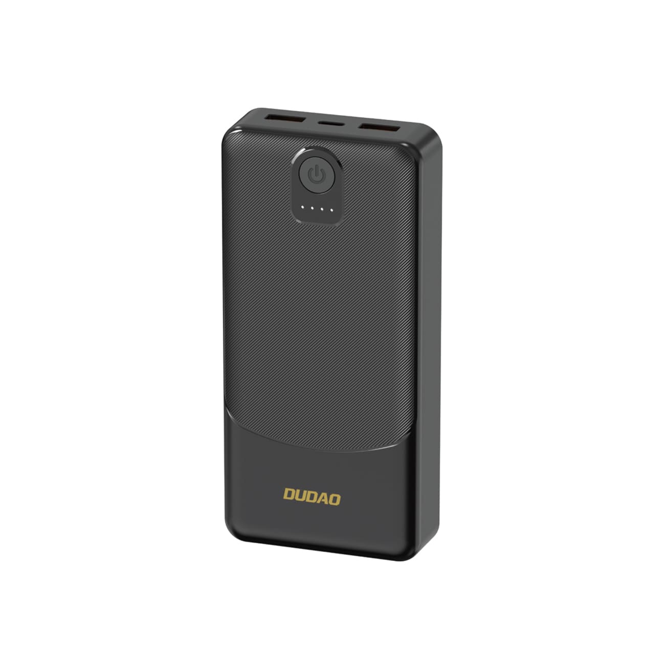 Powerbank Dudao K10 10000mAh 2.4A 2 x USB-A - svart