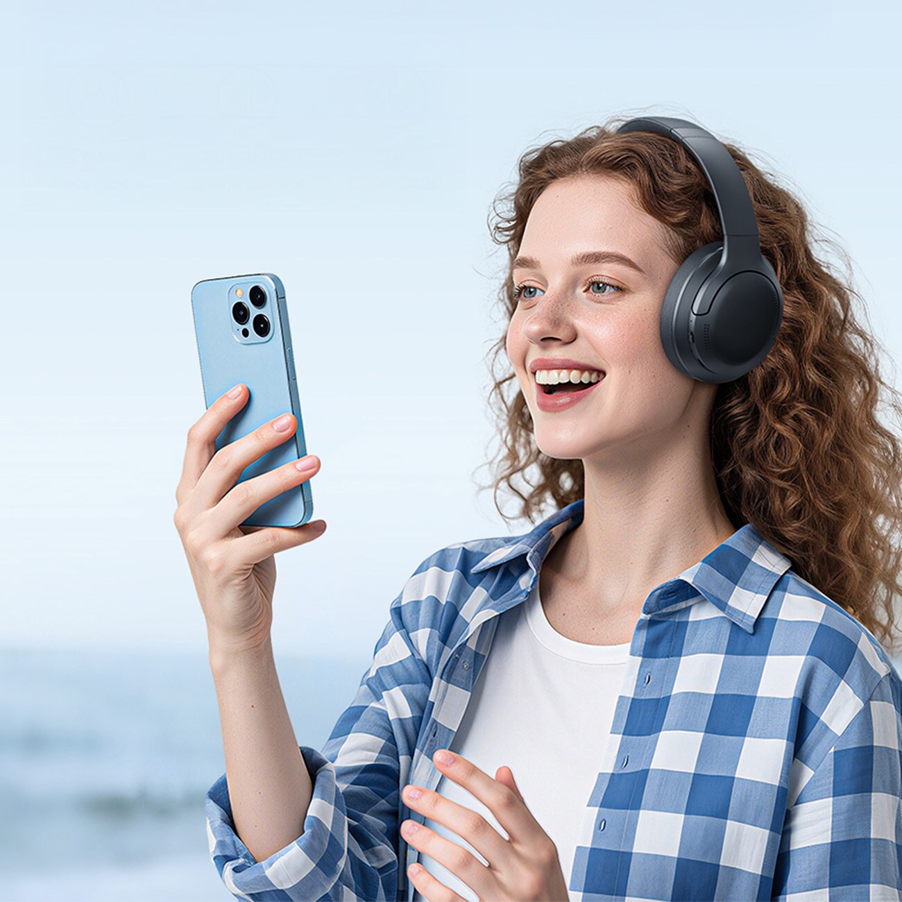 Baseus Bass BH1 Lite trådlösa Bluetooth 6.0-hörlurar med öron - svart