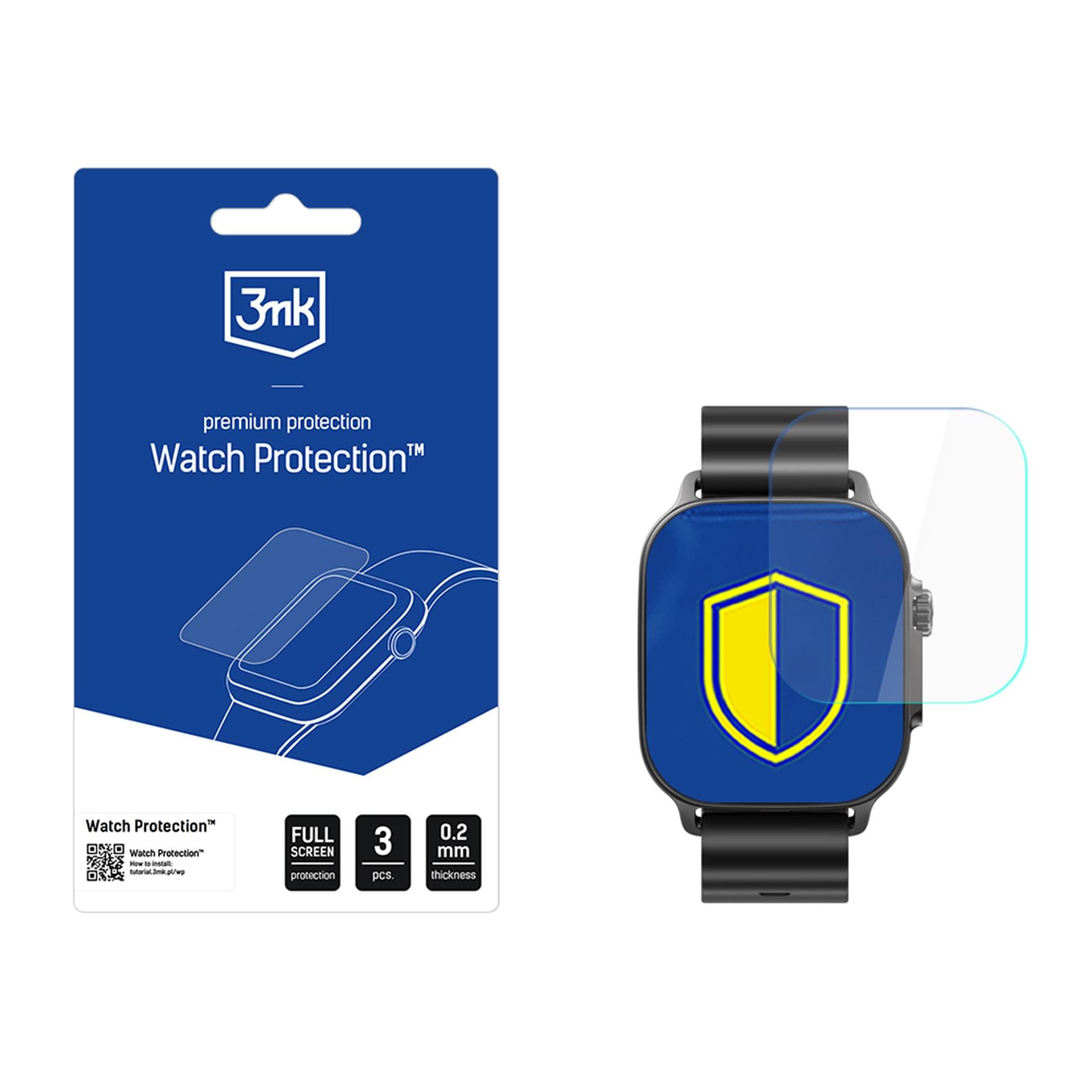 3mk Watch Protection FlexibleGlass hybridglas för smartklockans display för Realme Watch 5