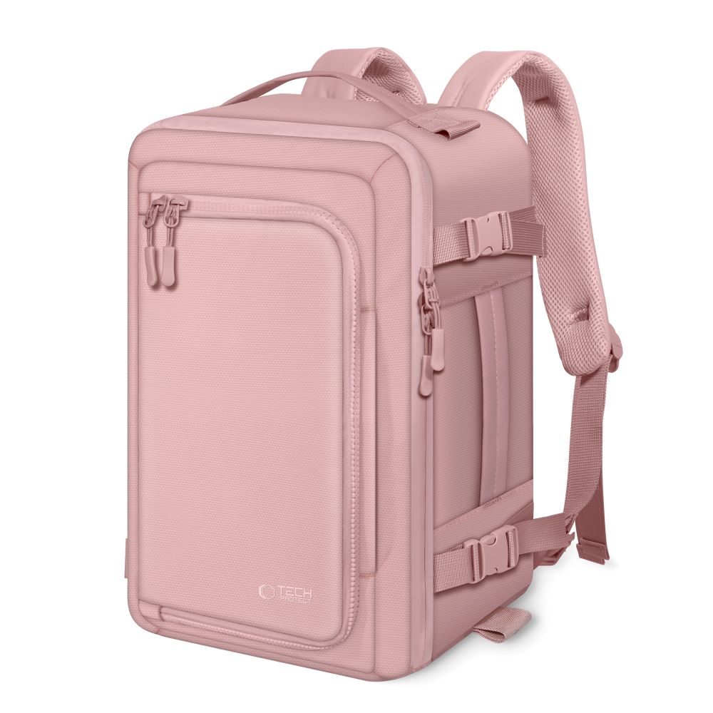 Tech-Protect Defender S50 Ryggsäck för Ryanair & Wizzar, 20L Laptop - Rosa