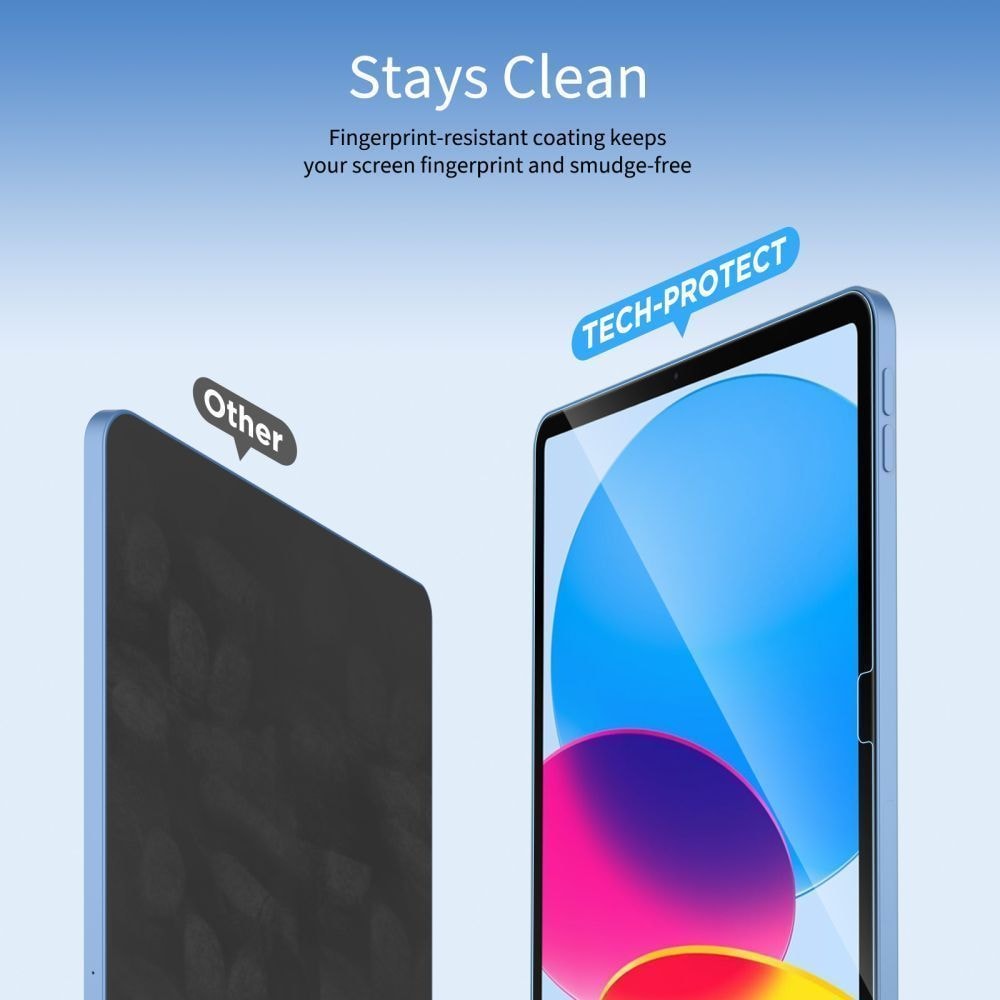 Tech-Protect Glass Fit+ 2-pak hærdet glas til Samsung Galaxy Tab A9+ / A11+ Plus 11.0 - transparent